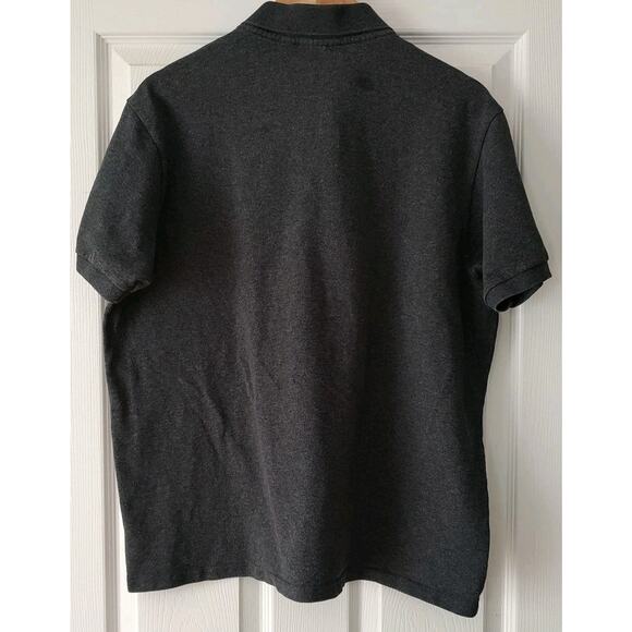 Men's Lacoste Charcoal Gray Polo - 2XL FR 7 - Picture 2 of 4